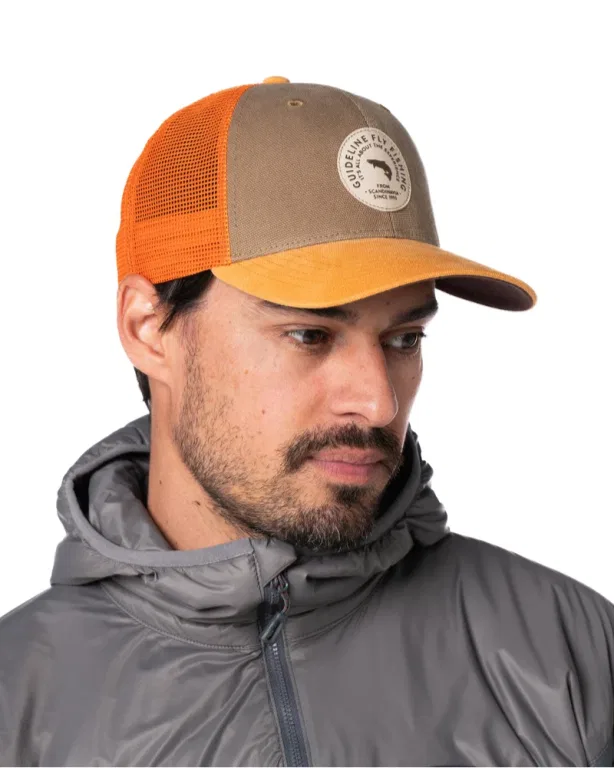 Guideline Badge Trucker Cap - Heat