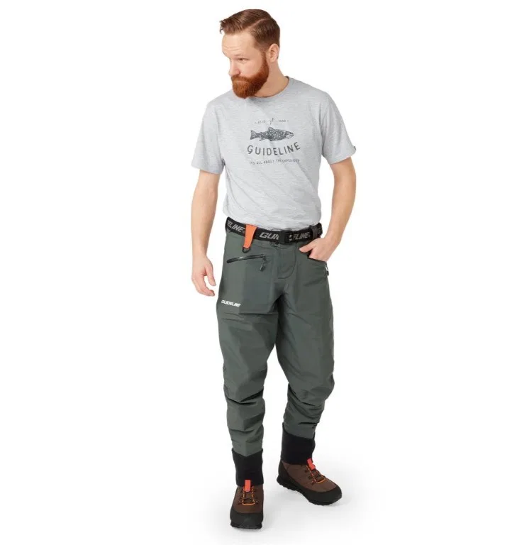 Guideline Laxa Waist Wader Algae Green