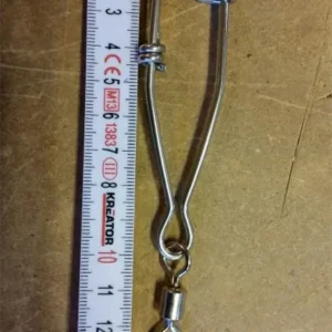 Lineklips 2,6x100mm m/svivel