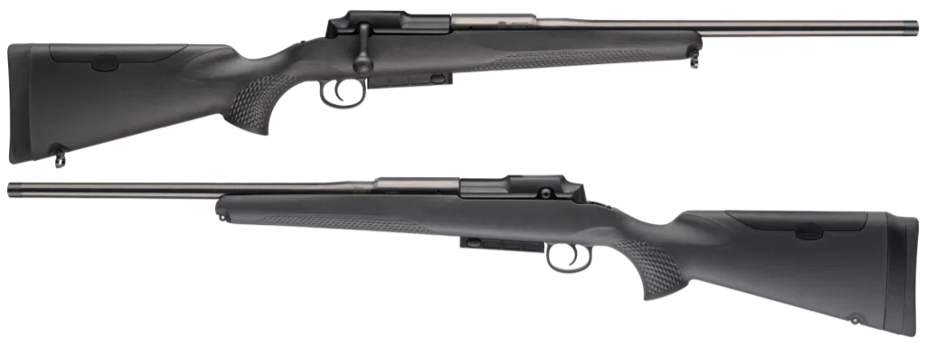 Mauser 25 Extreme 51cm- Black Anthracite Stock with Patterned Grip, 17mm Contour, 51cm, M15x1 – bilde 16