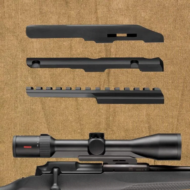 Mauser 25 Extreme 51cm- Black Anthracite Stock with Patterned Grip, 17mm Contour, 51cm, M15x1 – bilde 5