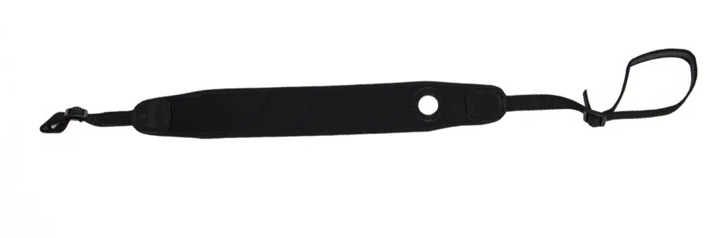 Mjoelner Hunting våpenrem m./ tommelhull - Svart Neoprene – bilde 2