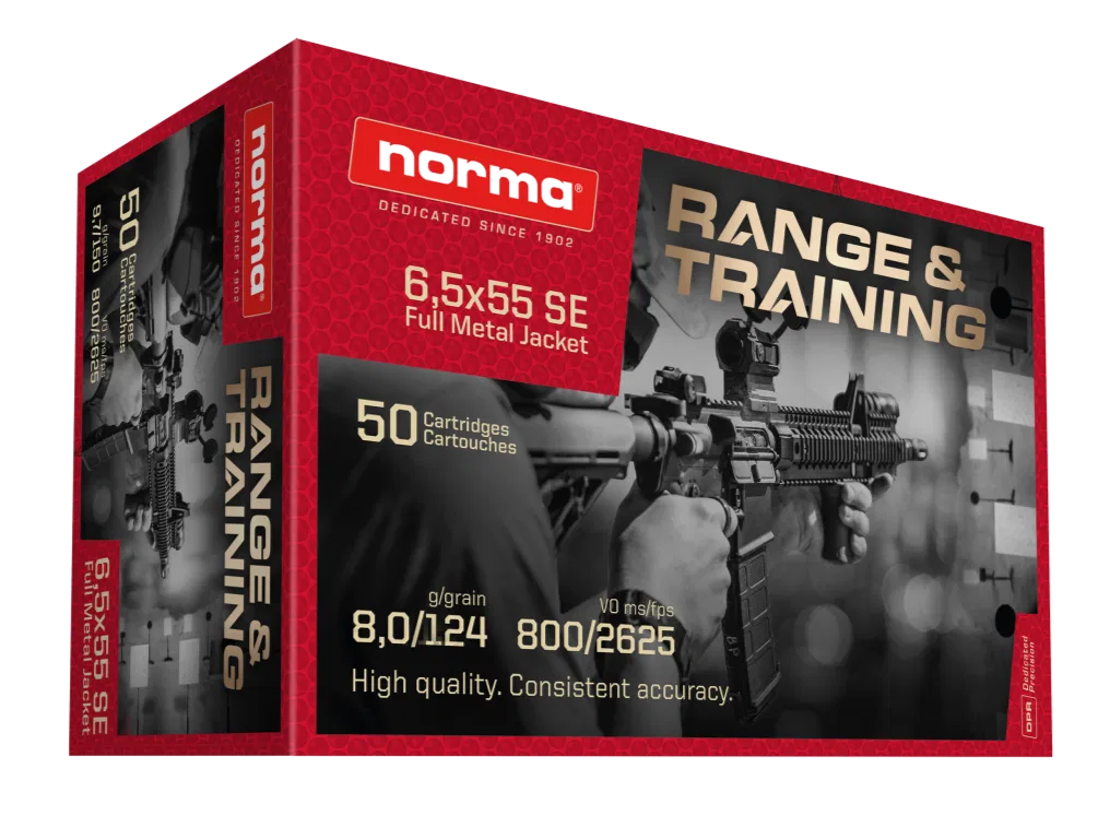 Norma Range & Training 6,5x55 8,0g/124 gr.