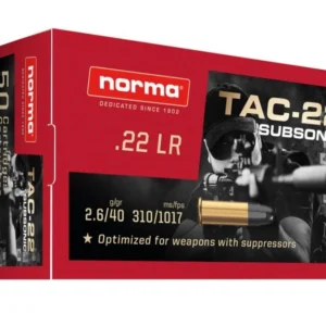 Norma Tac-22 .22LR Subsonic (50pk)
