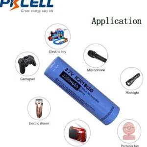 PKCELL ICR 18650 BATTERI 3350mAh