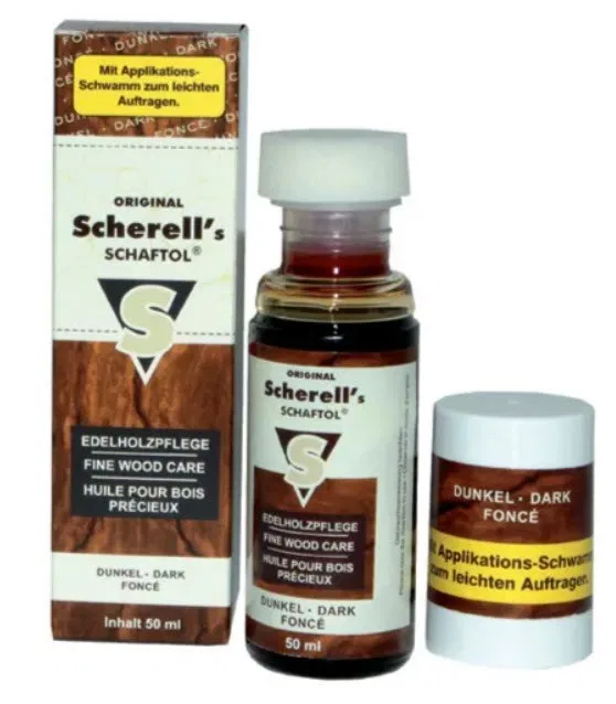 Scherell´s stock oil, 50ml - Mørk
