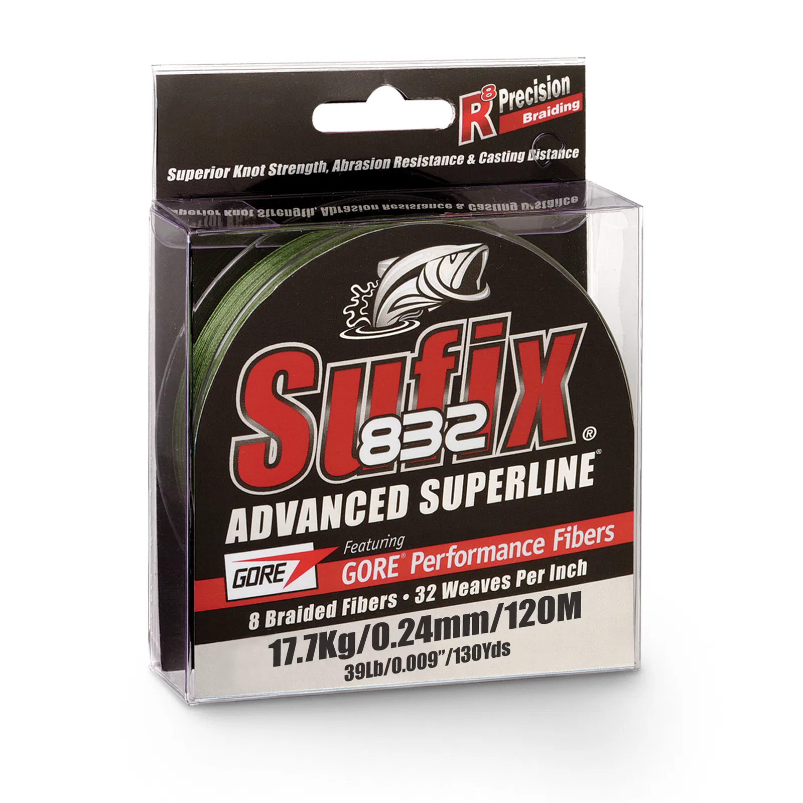 Sufix 832 Lo-vis Green