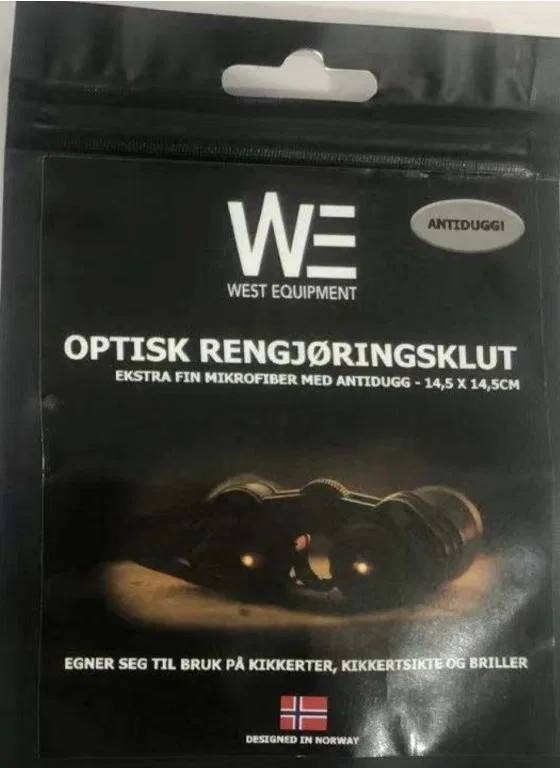 WE Mikrofiberklut for optiske linser med antidugg
